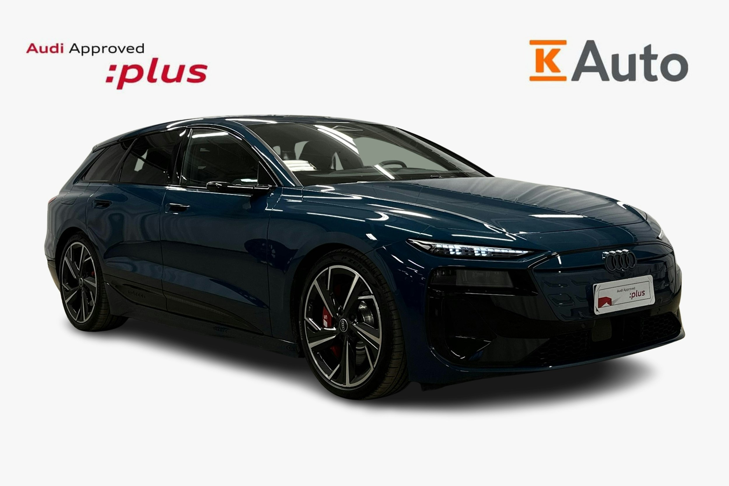 sininen Audi S6 e-tron 2025 kuva 1.