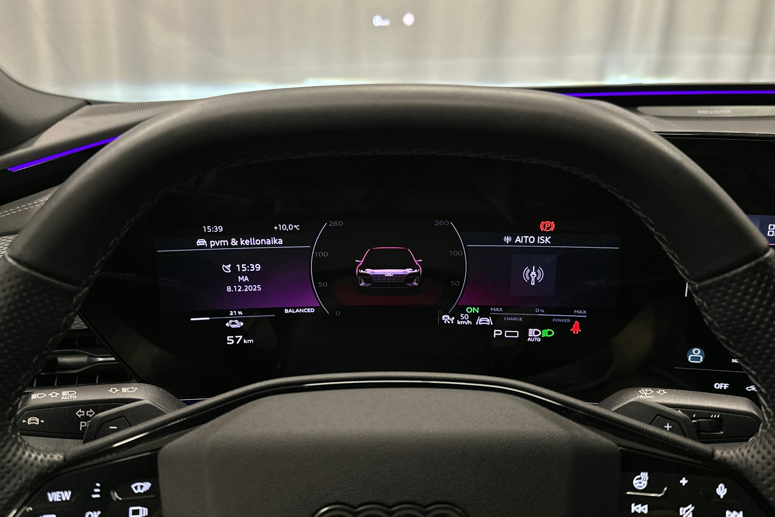 sininen Audi S6 e-tron 2025 kuva 15.