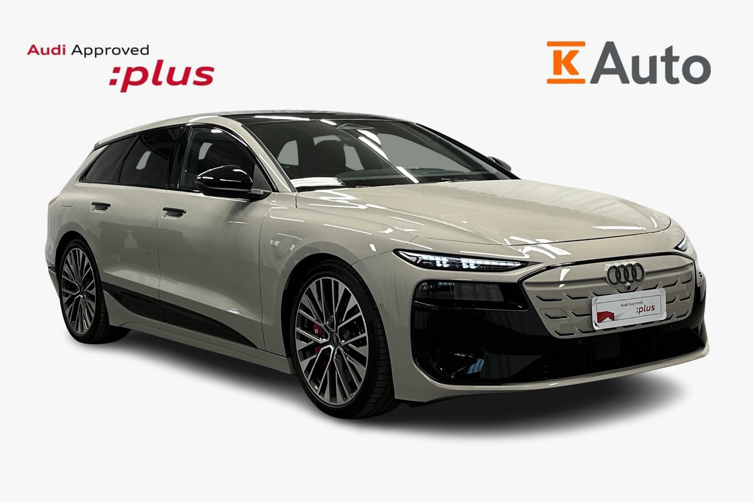 keltainen Audi S6 e-tron 2025 kuva 1.