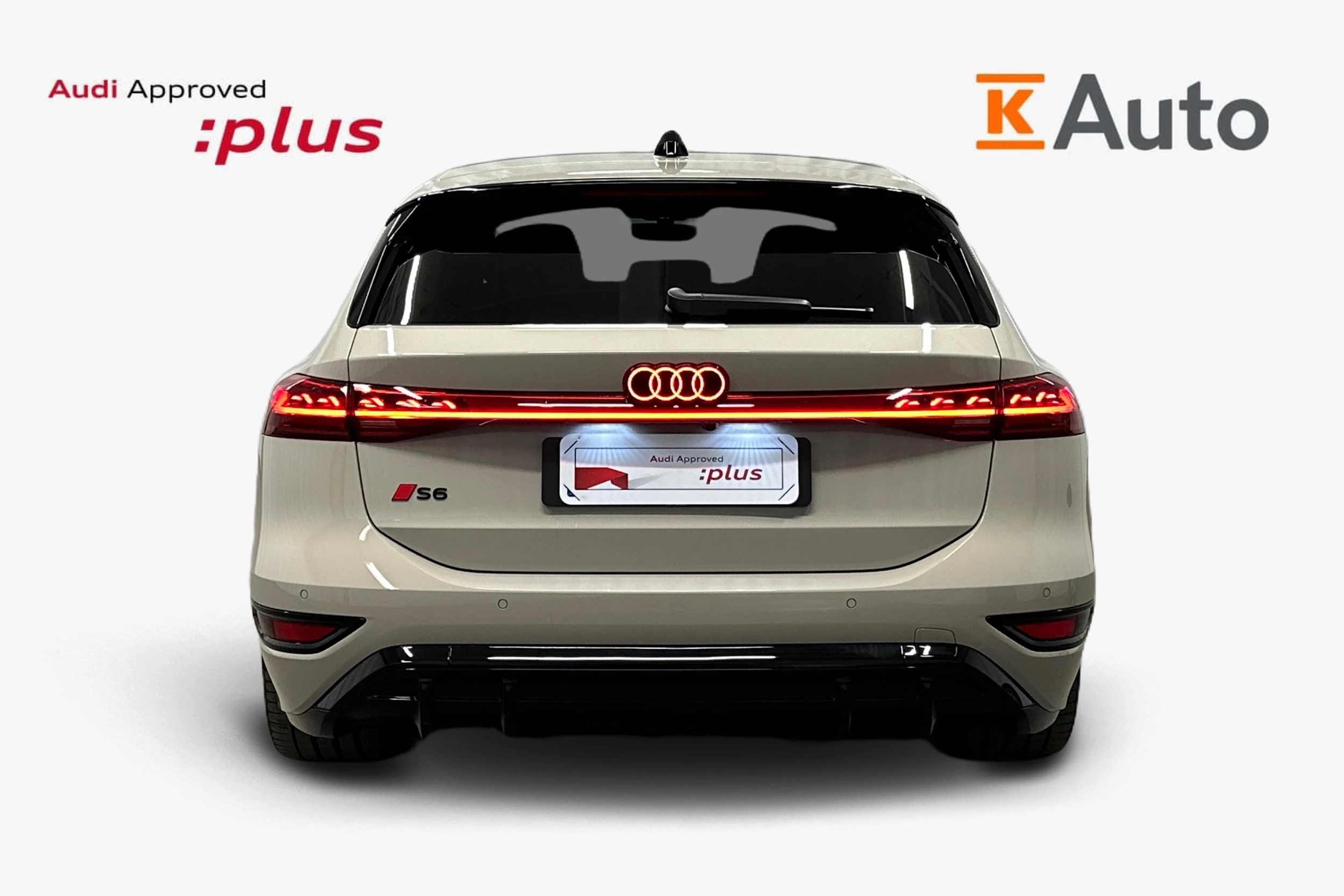keltainen Audi S6 e-tron 2025 kuva 3.
