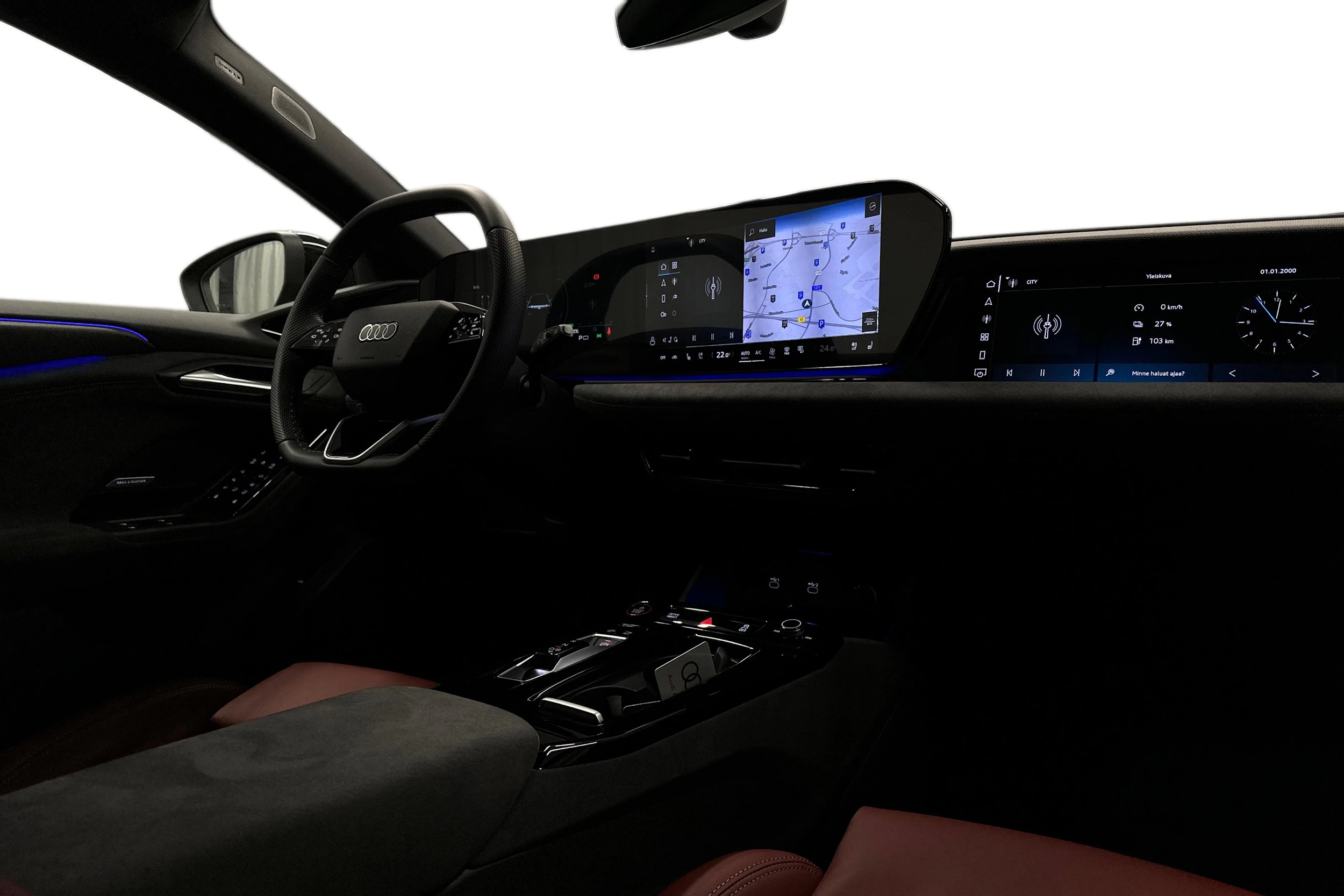 keltainen Audi S6 e-tron 2025 kuva 7.