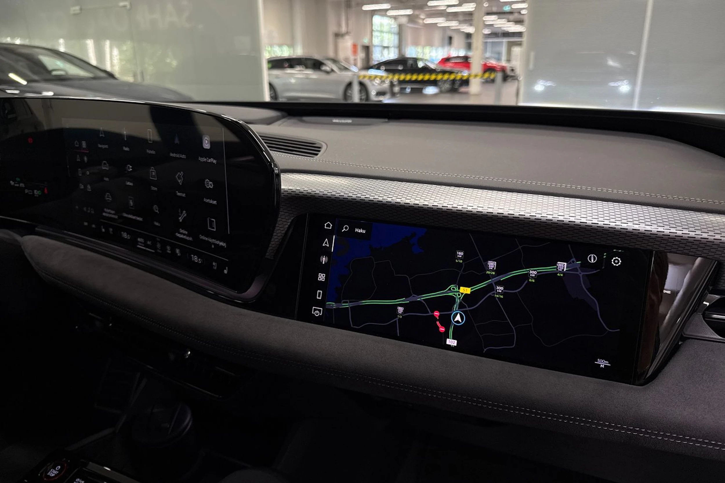 met. sininen Audi S6 e-tron 2025 kuva 19.