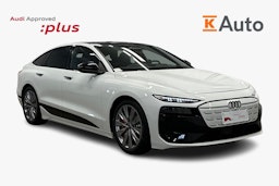 valkoinen Audi S6 e-tron 2025 kuva 1.
