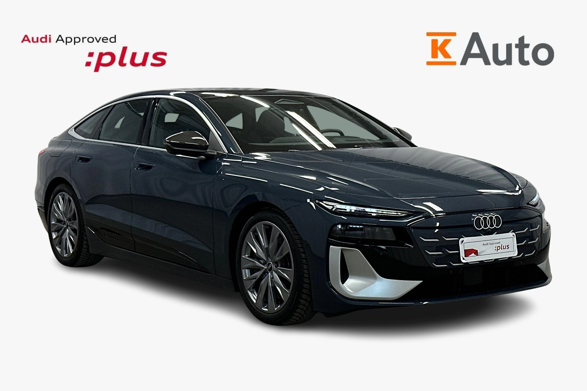 sininen Audi S6 e-tron 2025 kuva 1.