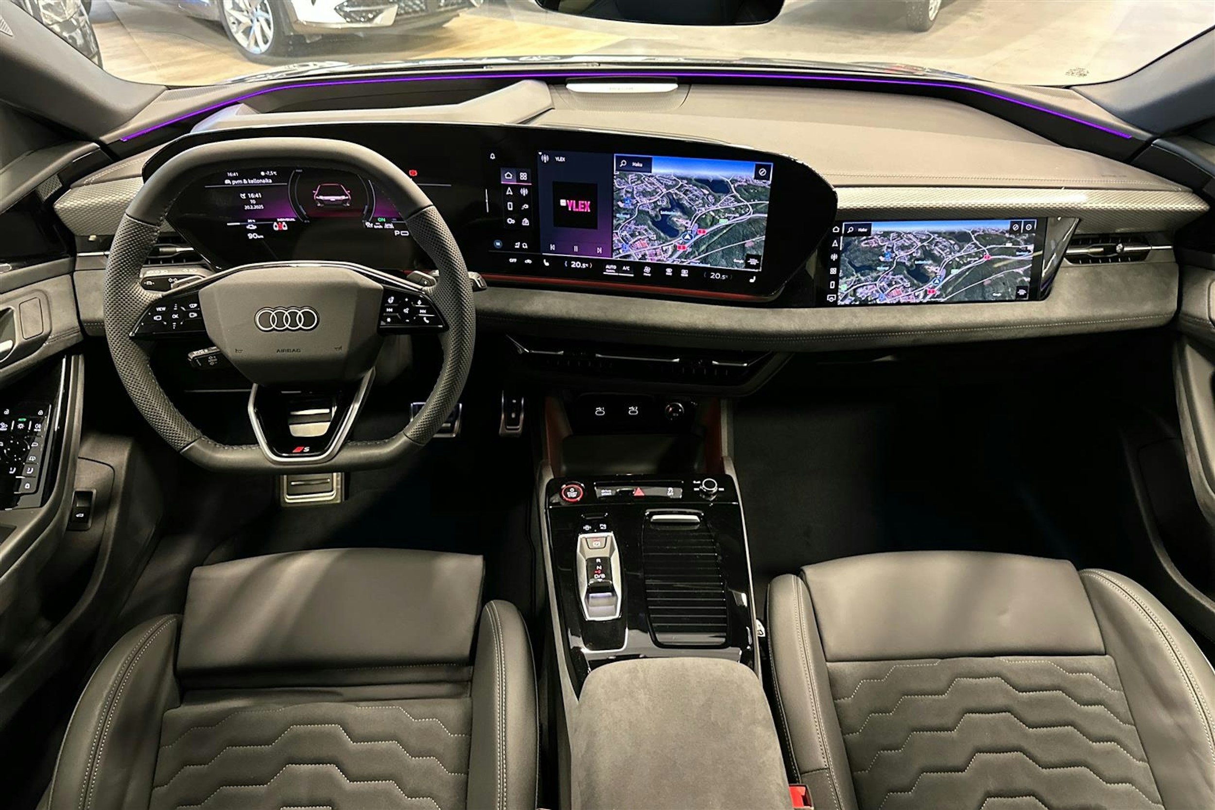 met. musta Audi S6 e-tron 2025 kuva 7.