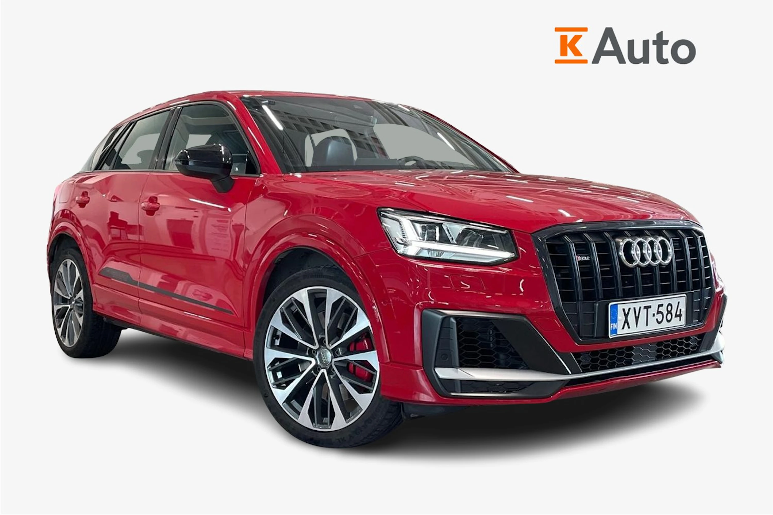 punainen Audi SQ2 2019 kuva 1.