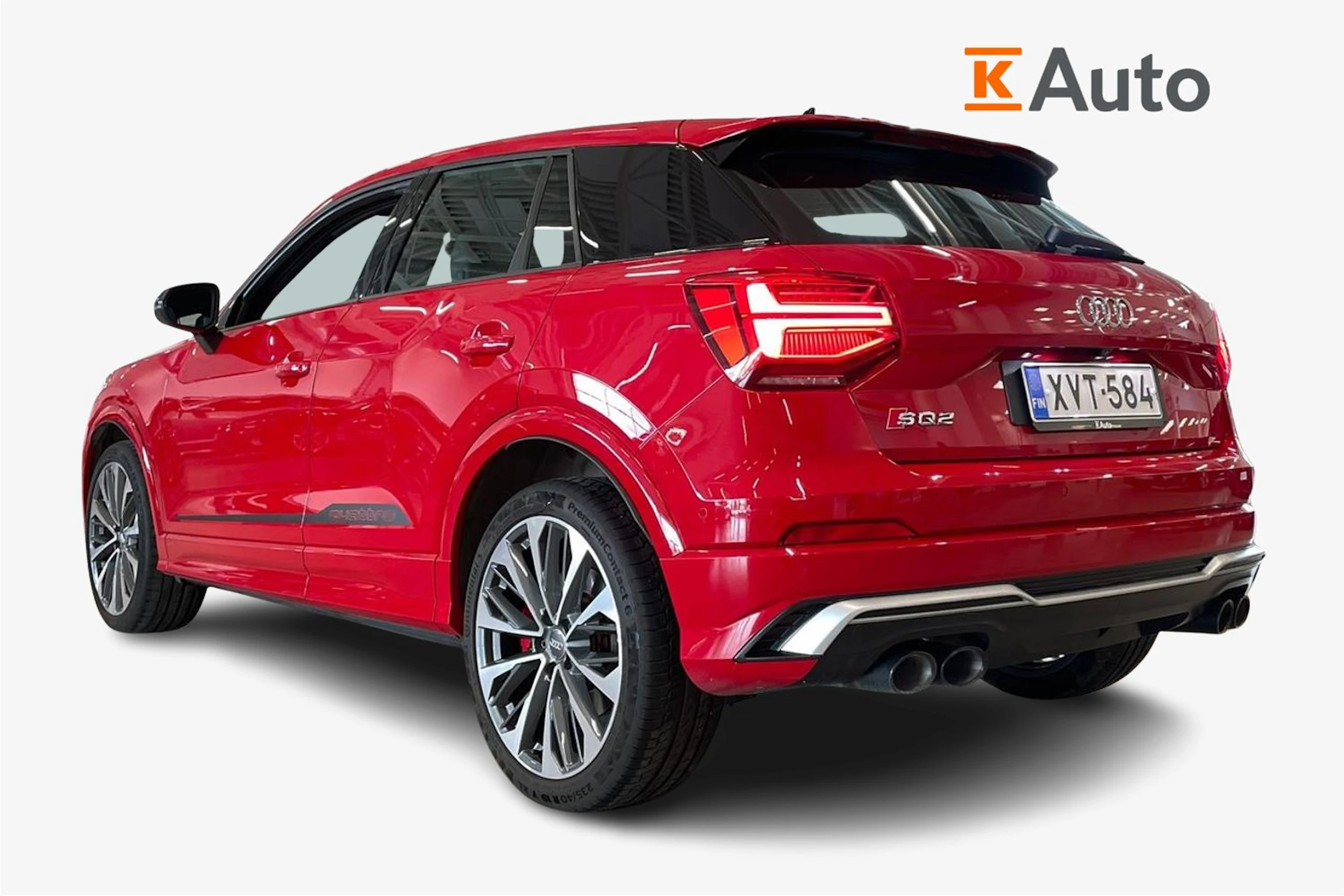 punainen Audi SQ2 2019 kuva 3.