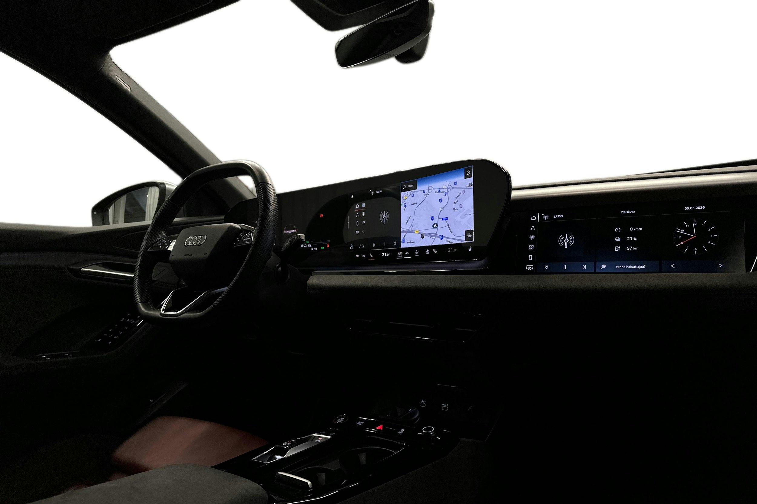 musta Audi SQ6 e-tron 2024 kuva 9.