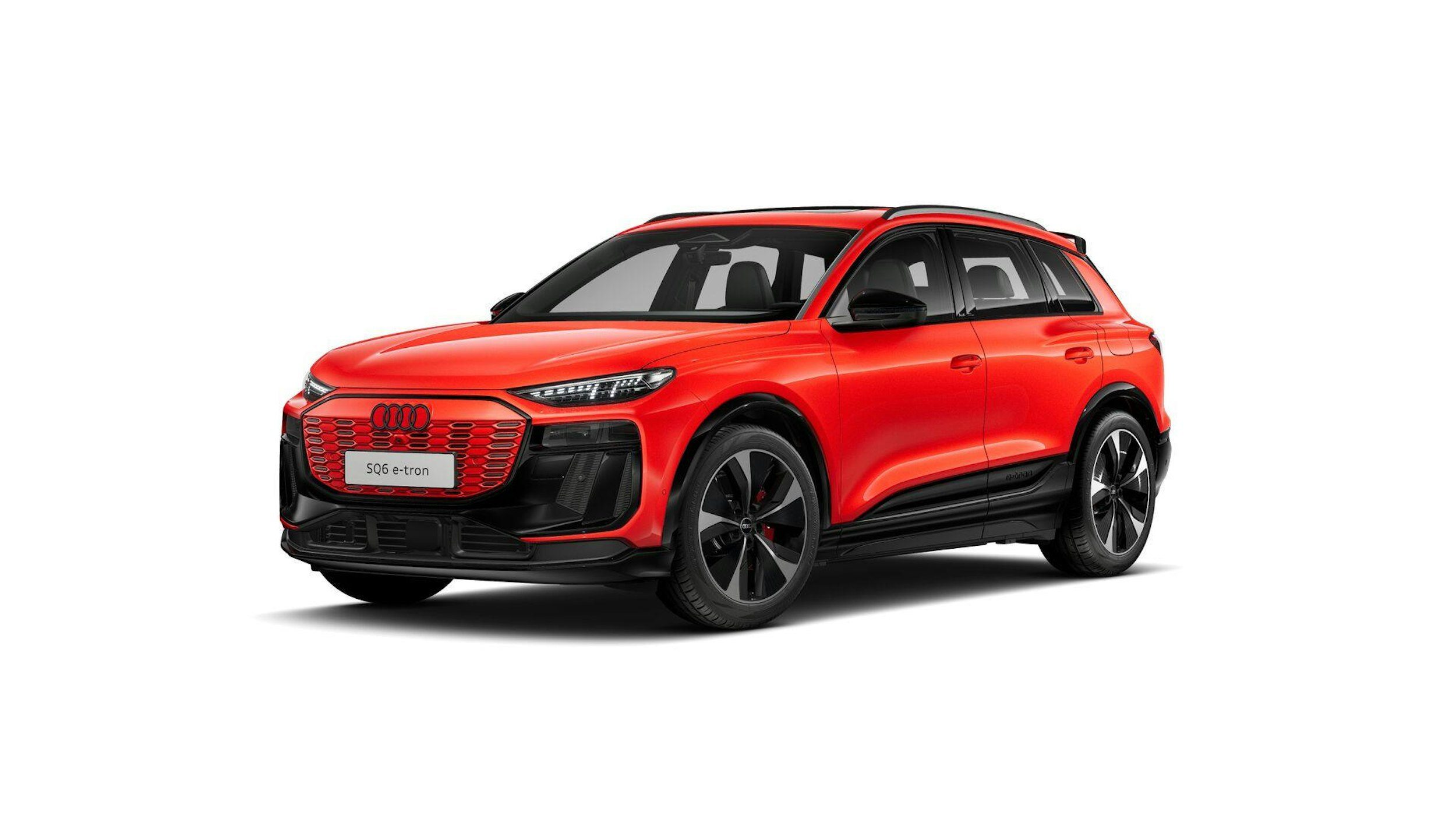 punainen Audi SQ6 e-tron 2025 kuva 1.