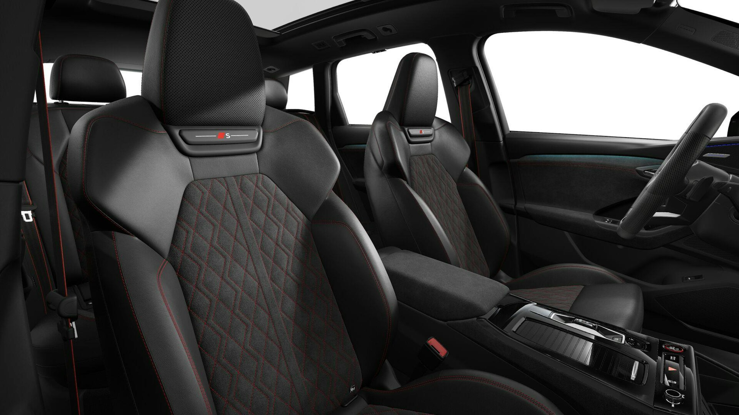 punainen Audi SQ6 e-tron 2025 kuva 7.