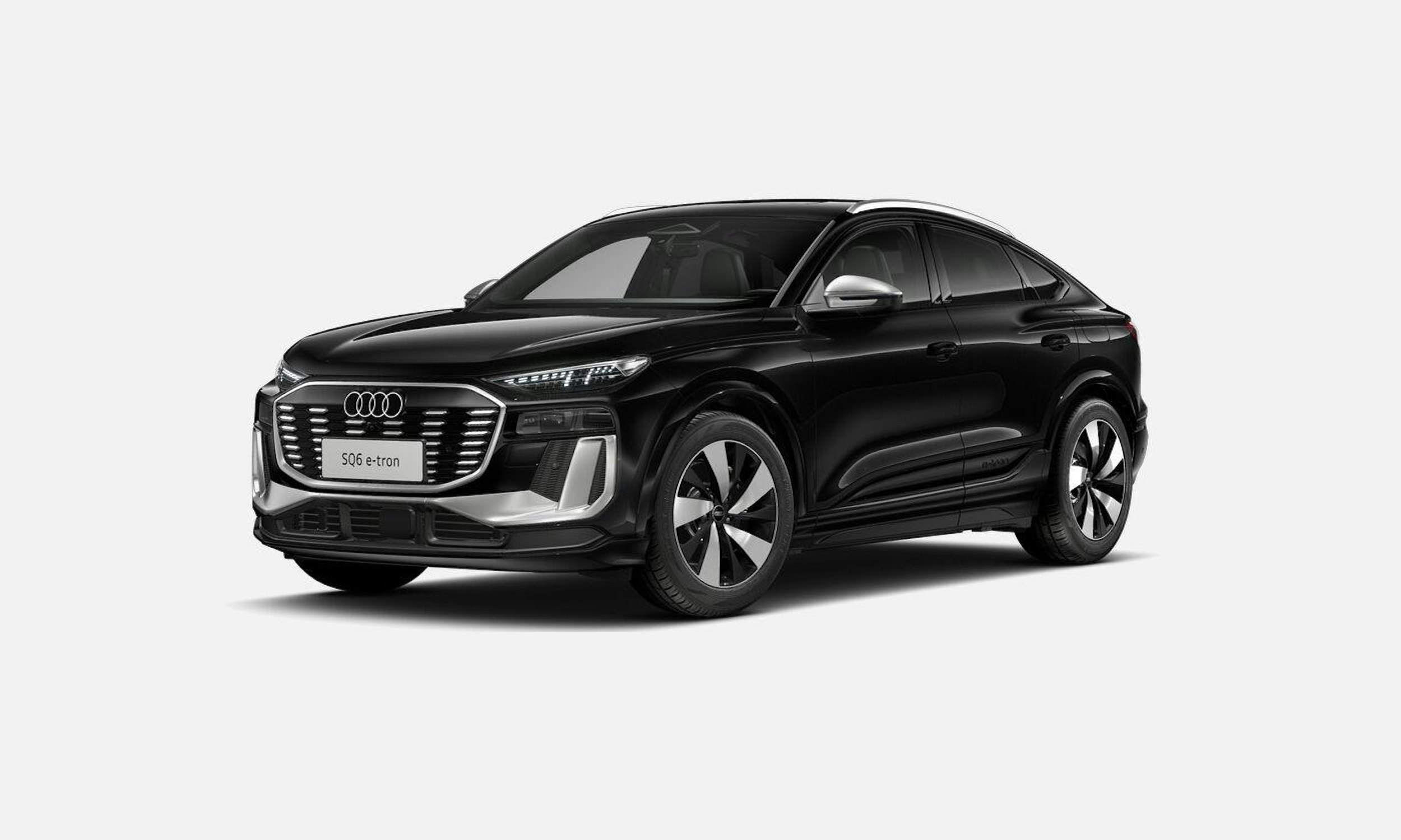 musta Audi SQ6 e-tron 2025 kuva 1.