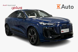 sininen Audi SQ6 e-tron 2025 kuva 1.