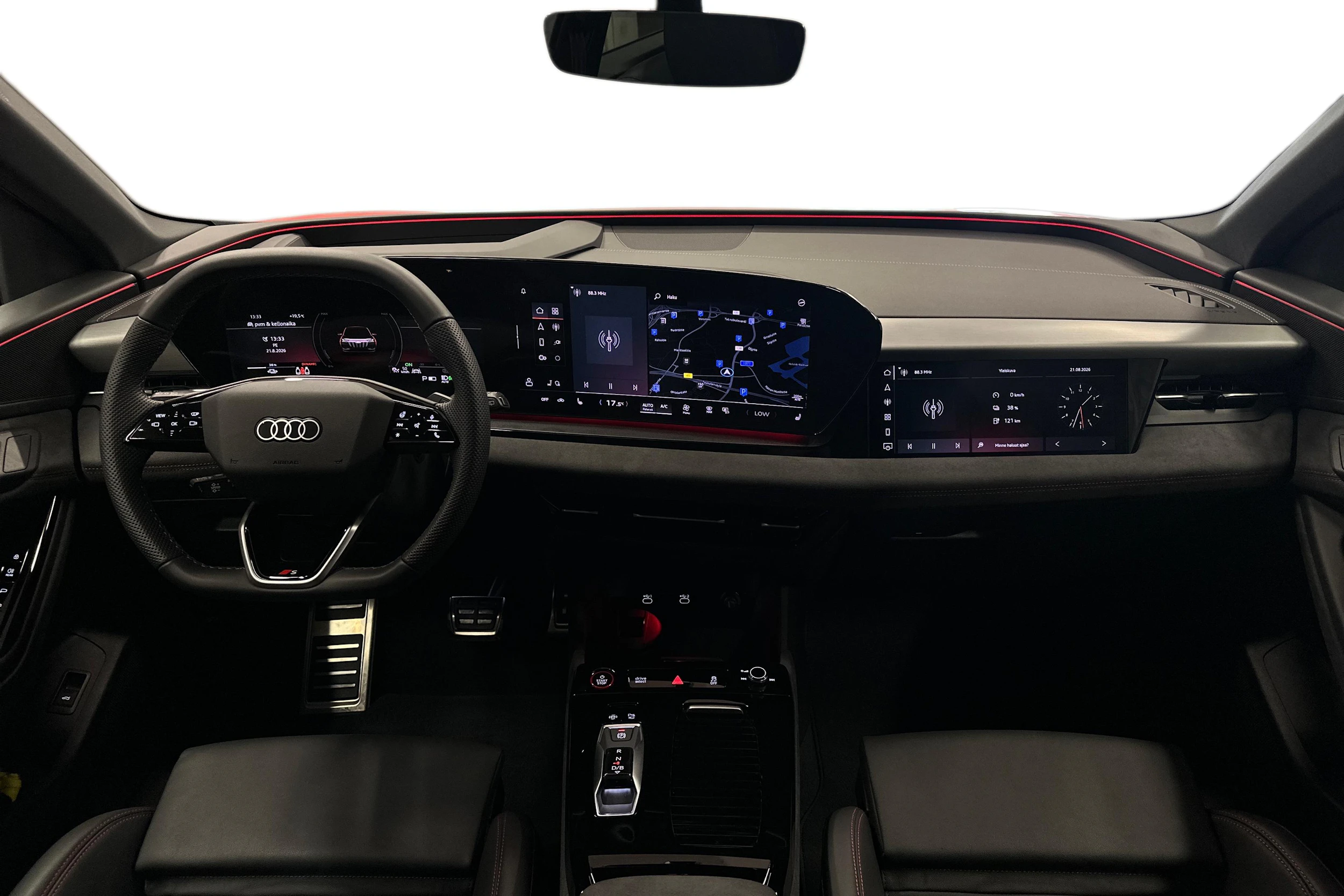punainen Audi SQ6 e-tron 2025 kuva 7.