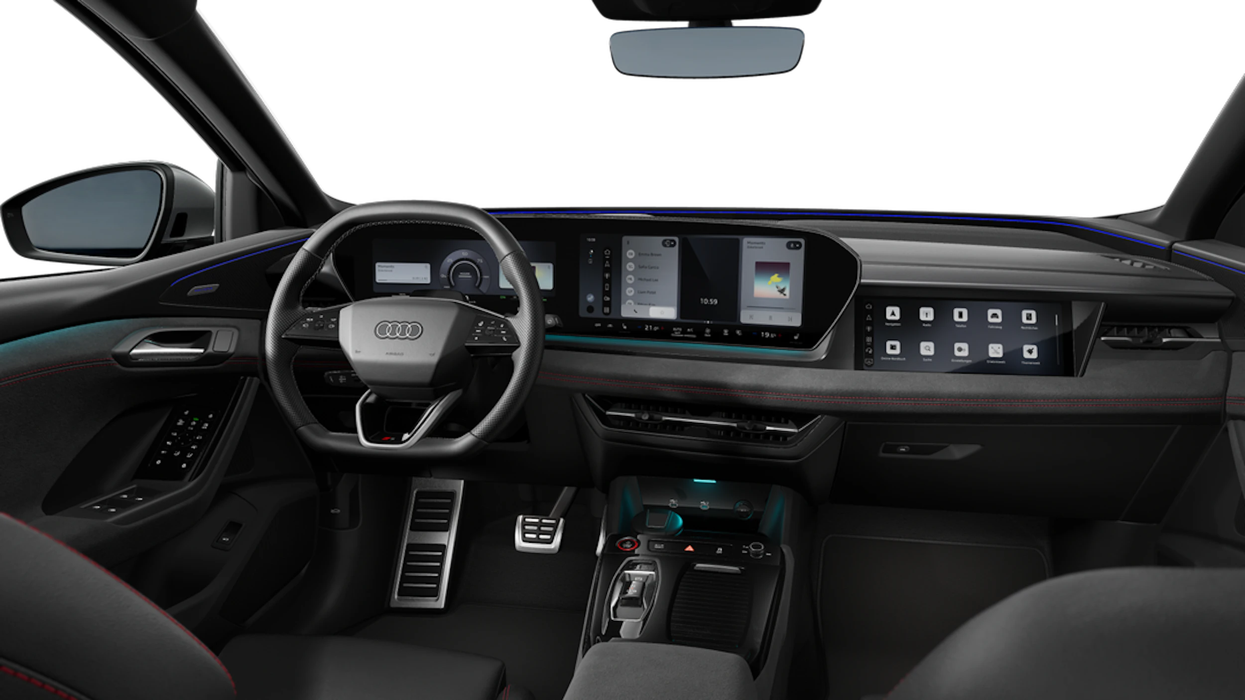 Daytona-harmaa, helmiäisväri Audi SQ6 e-tron 2026 kuva 7.