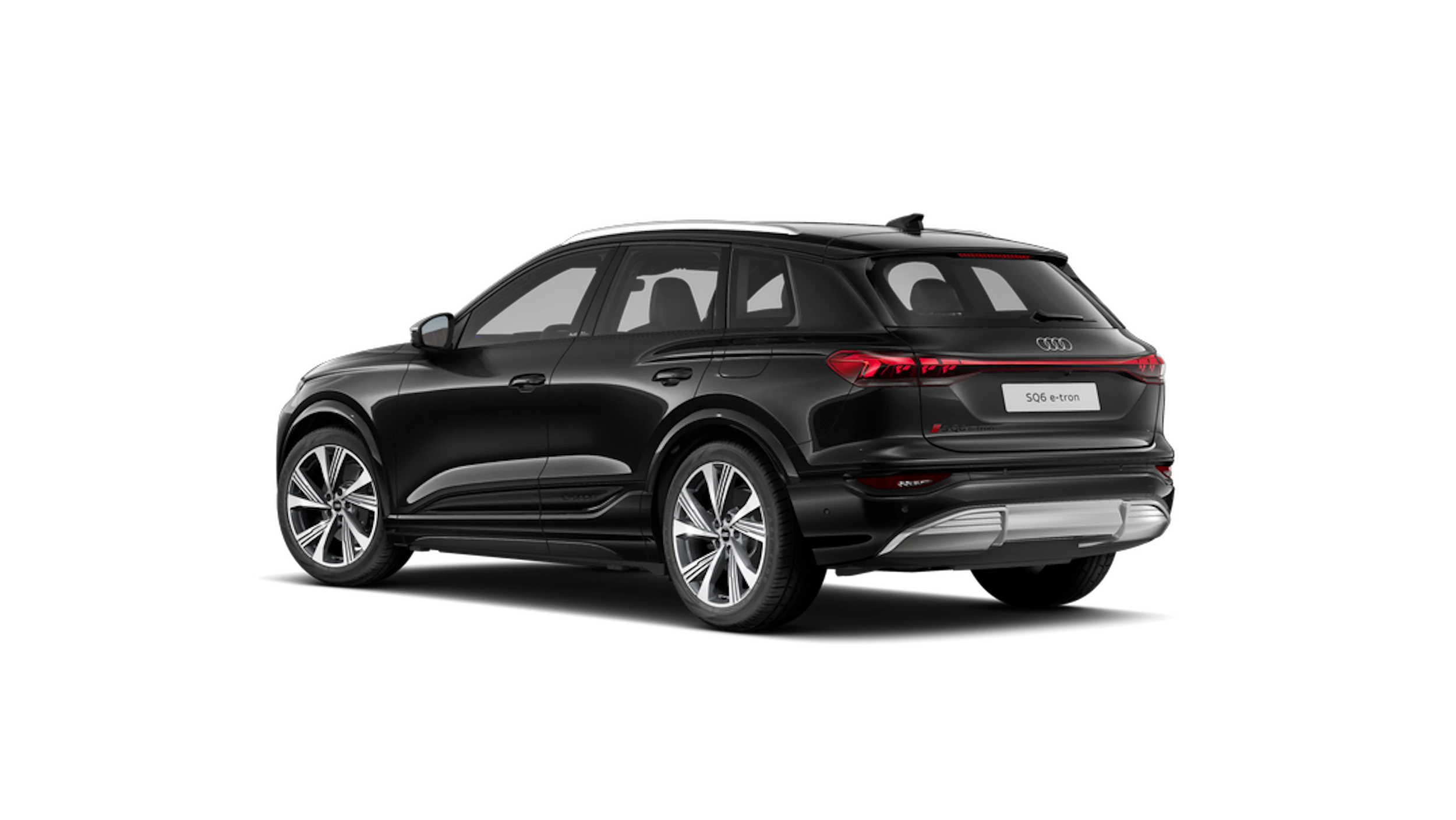 Mythos-musta, metalliväri Audi SQ6 e-tron 2026 kuva 4.