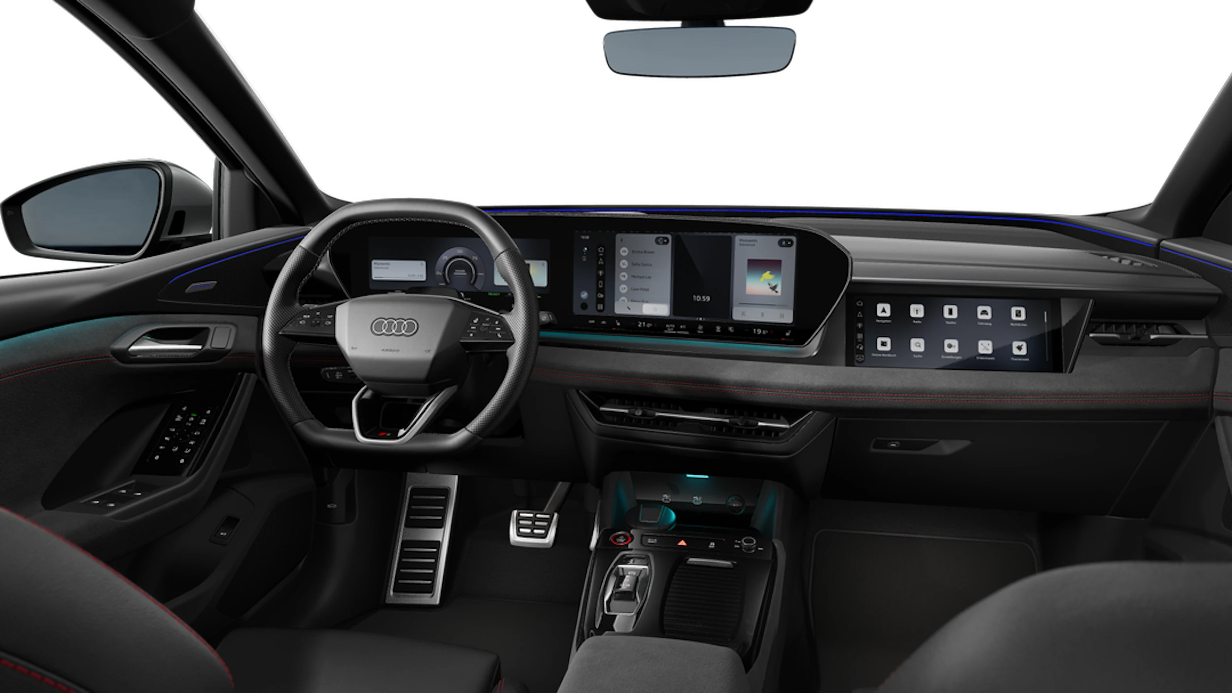 Daytona-harmaa, helmiäisväri Audi SQ6 e-tron 2026 kuva 7.