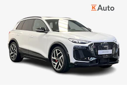 jäätikön valkoinen Audi SQ6 e-tron 2026 kuva 1.