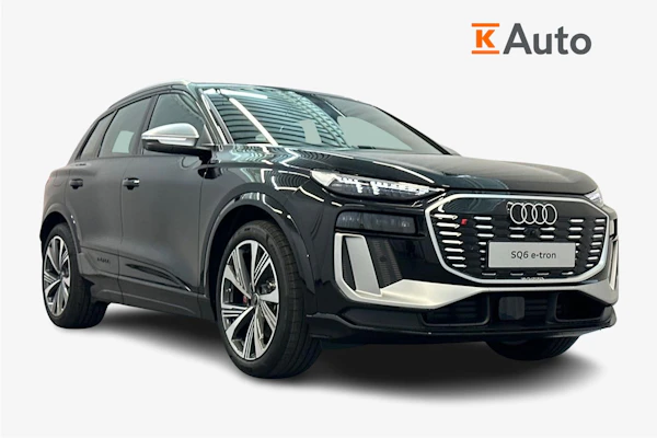 Audi SQ6 e-tron quattro Panoraamakatto I B&O I HUD I Punaiset tikkaukset I Istuin hieronta I Vetomassa 2400kg