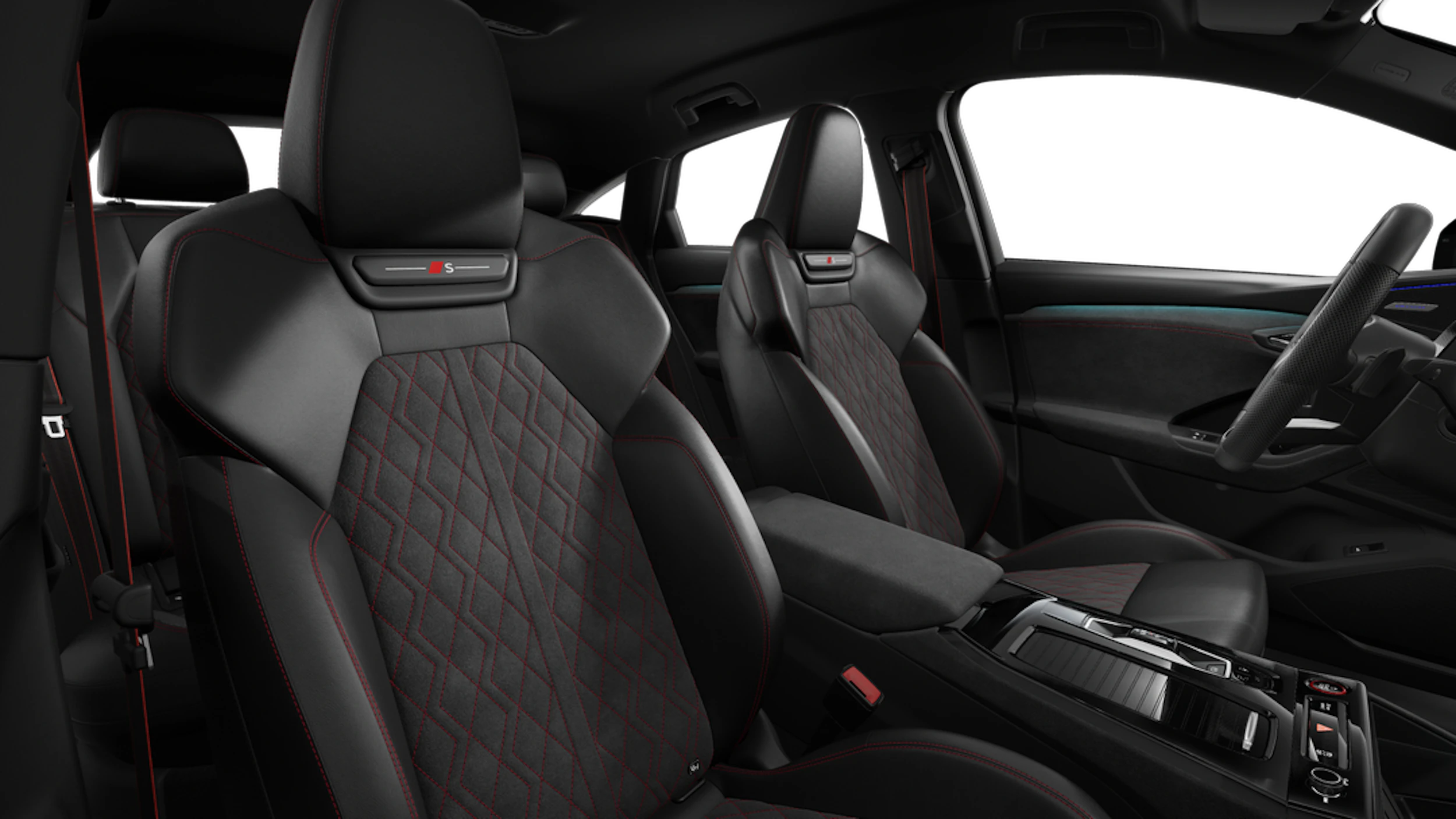 Mythos-musta, metalliväri Audi SQ6 e-tron 2027 kuva 8.