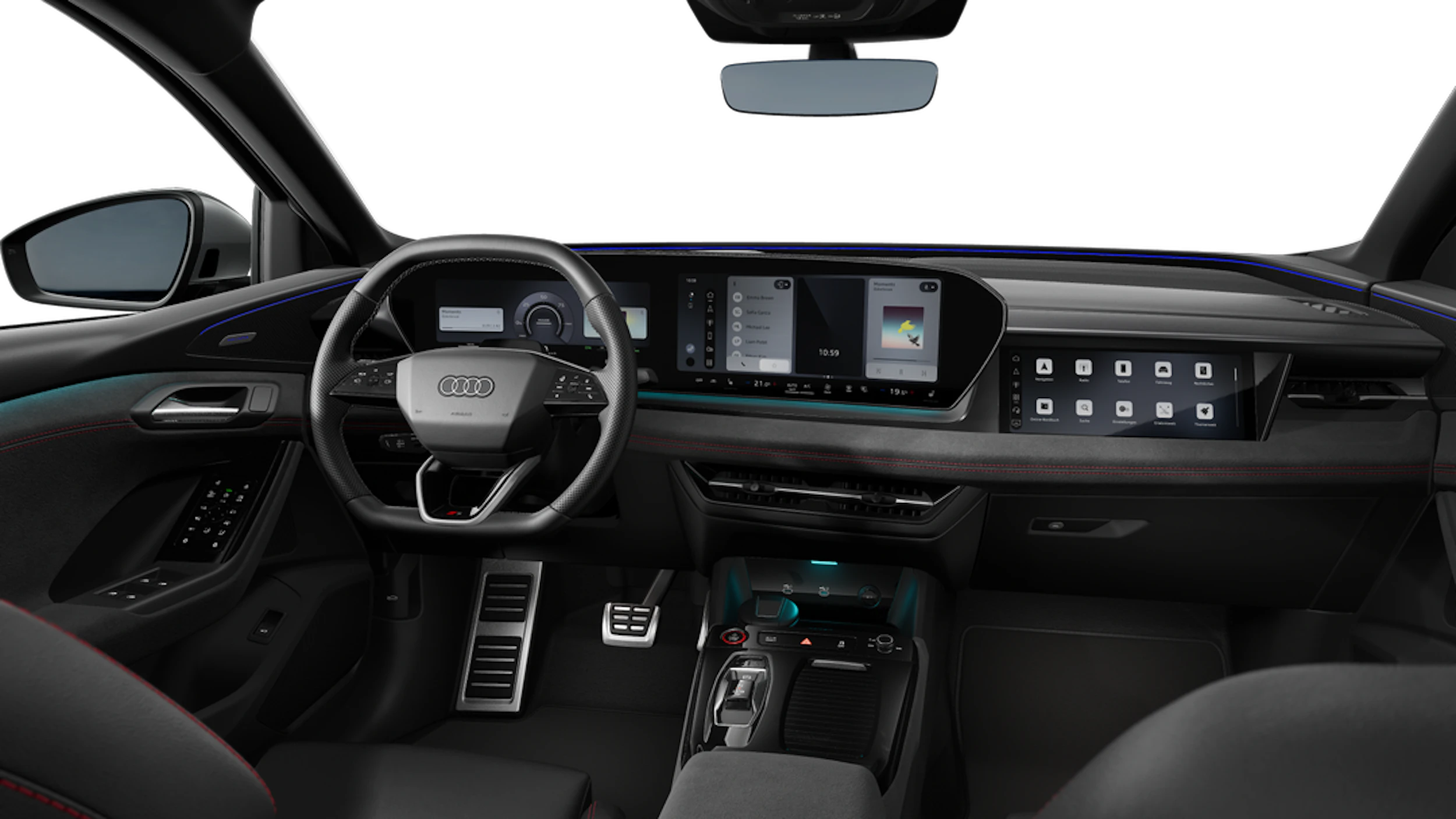 Jäätikönvalkoinen, metalliväri Audi SQ6 e-tron 2027 kuva 7.
