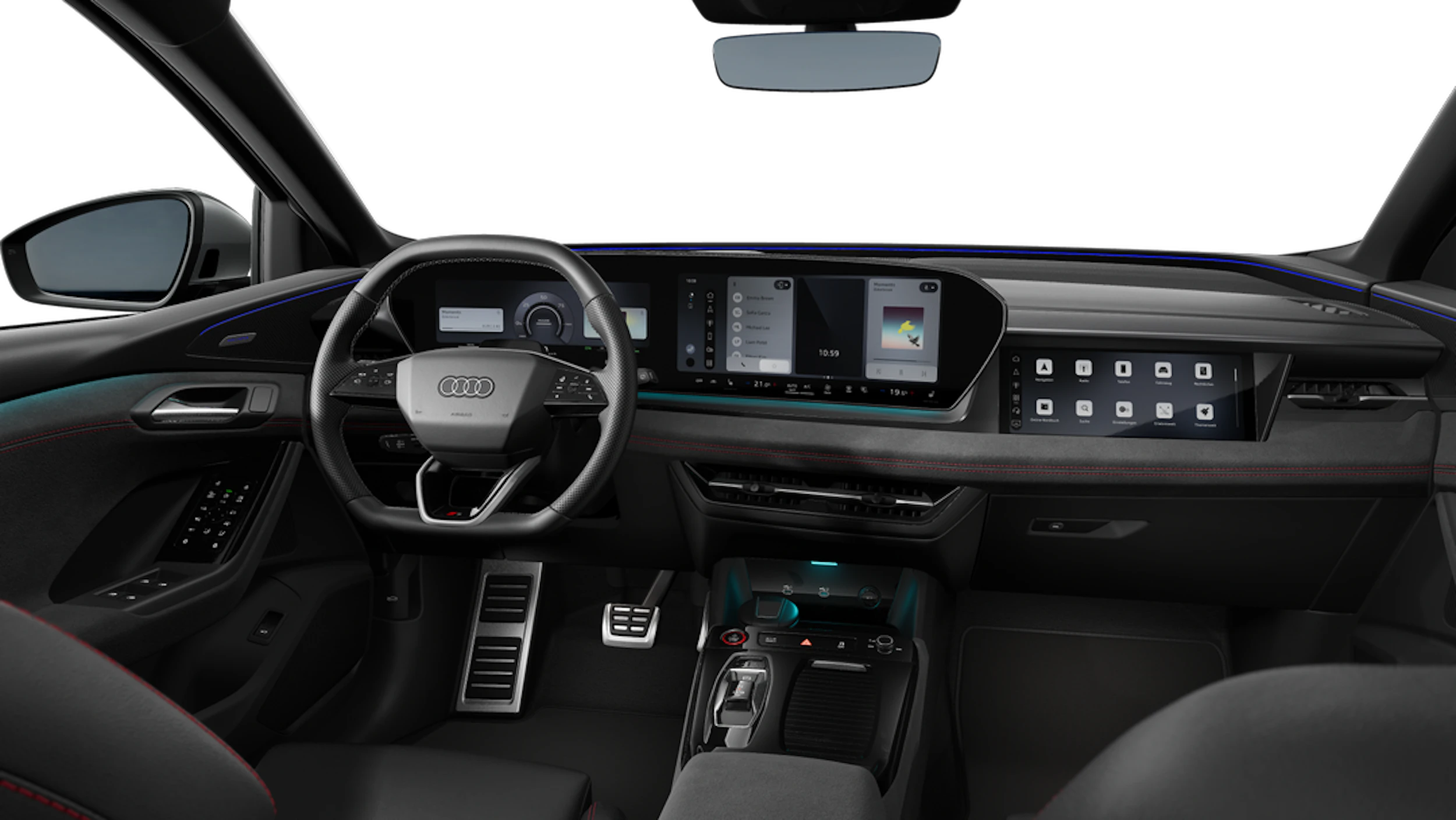 Ascari-sininen, metalliväri Audi SQ6 e-tron 2027 kuva 7.