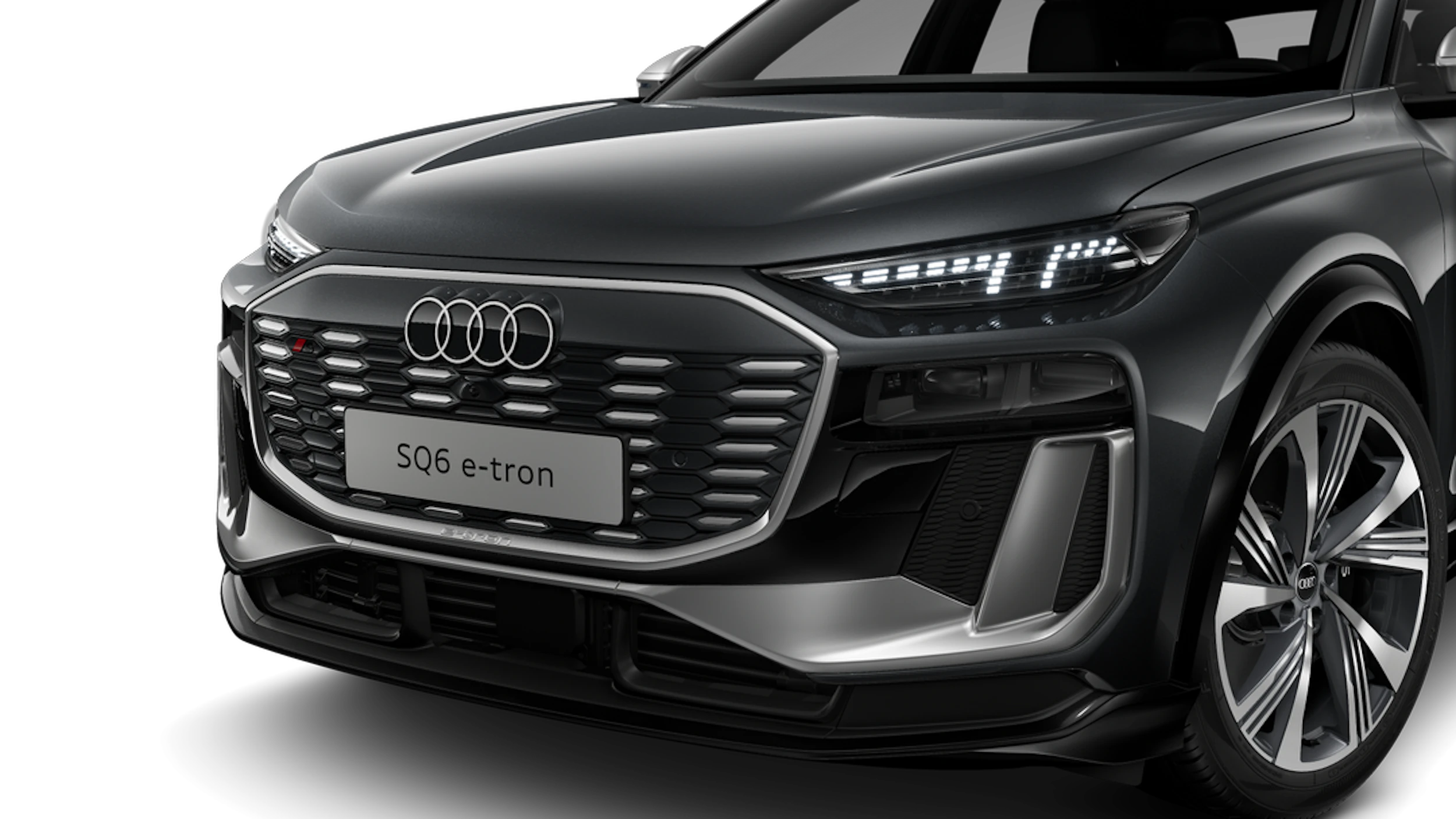 Daytona-harmaa, helmiäisväri Audi SQ6 e-tron 2027 kuva 6.