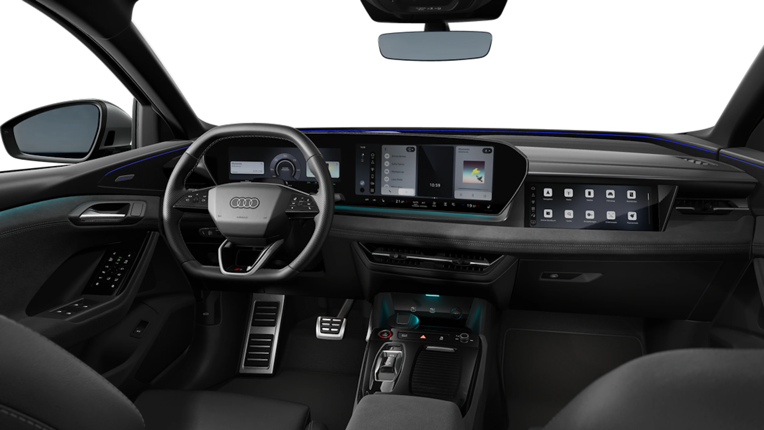 Daytona-harmaa, helmiäisväri Audi SQ6 e-tron 2027 kuva 7.