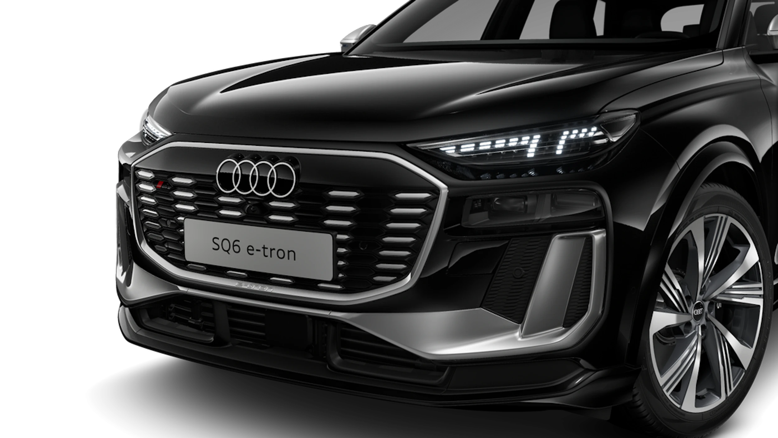 Mythos-musta, metalliväri Audi SQ6 e-tron 2027 kuva 6.