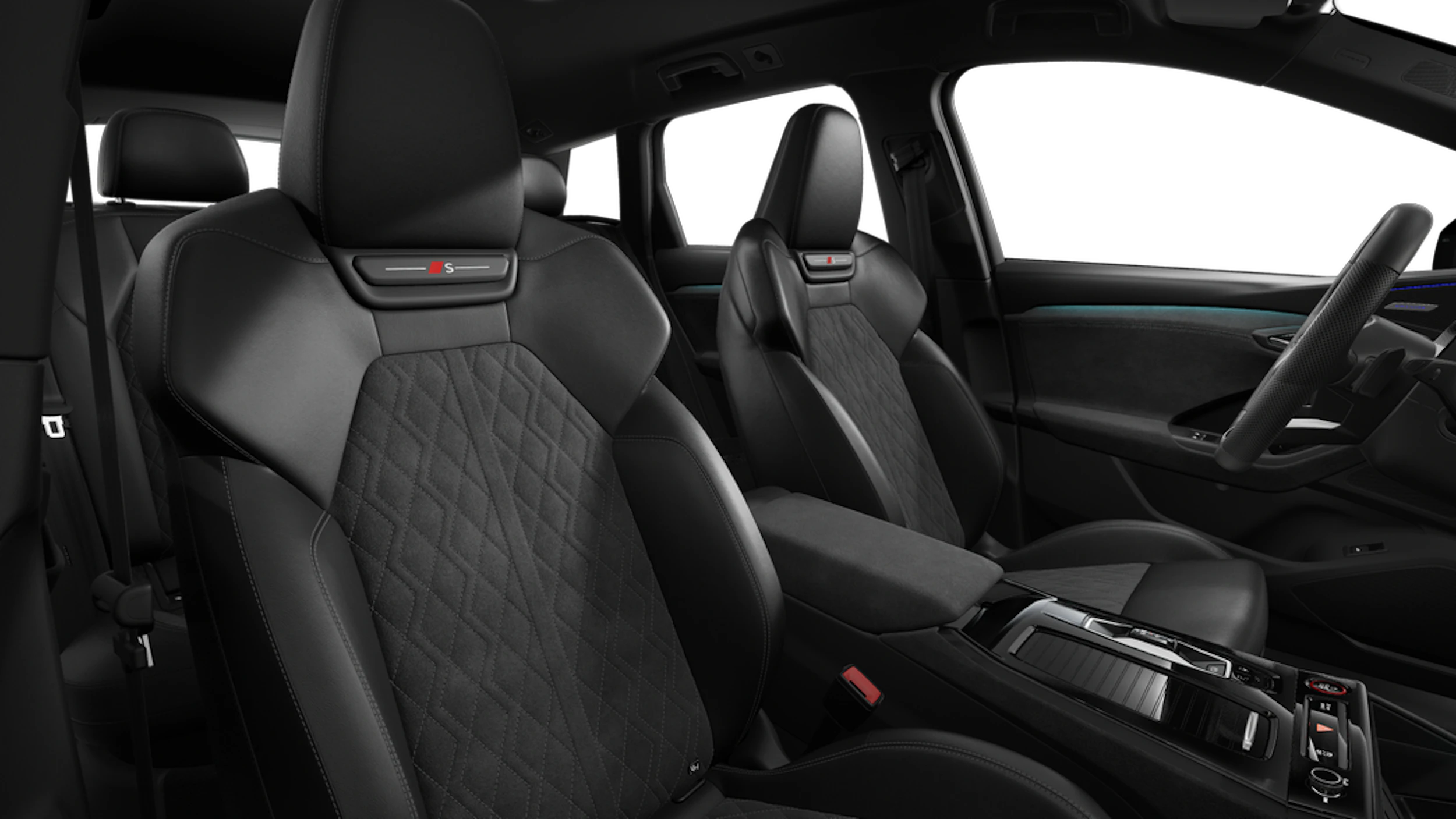 Mythos-musta, metalliväri Audi SQ6 e-tron 2027 kuva 8.