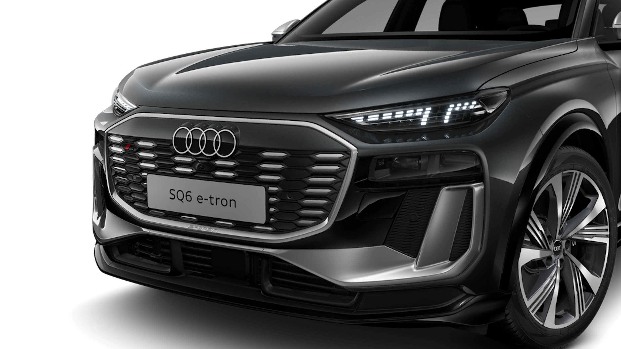 Daytona-harmaa, helmiäisväri Audi SQ6 e-tron 2027 kuva 6.