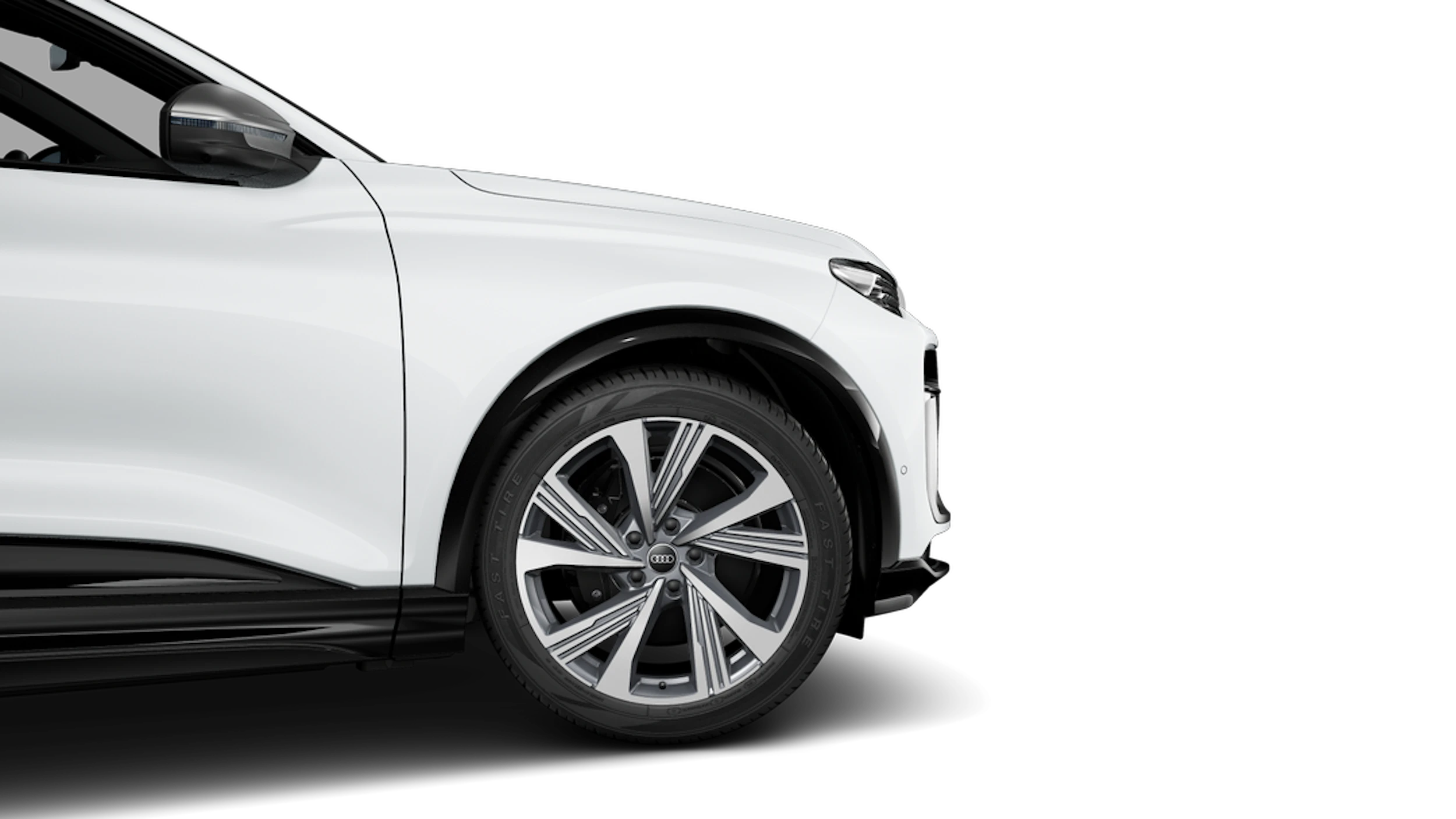 Jäätikönvalkoinen, metalliväri Audi SQ6 e-tron 2027 kuva 10.