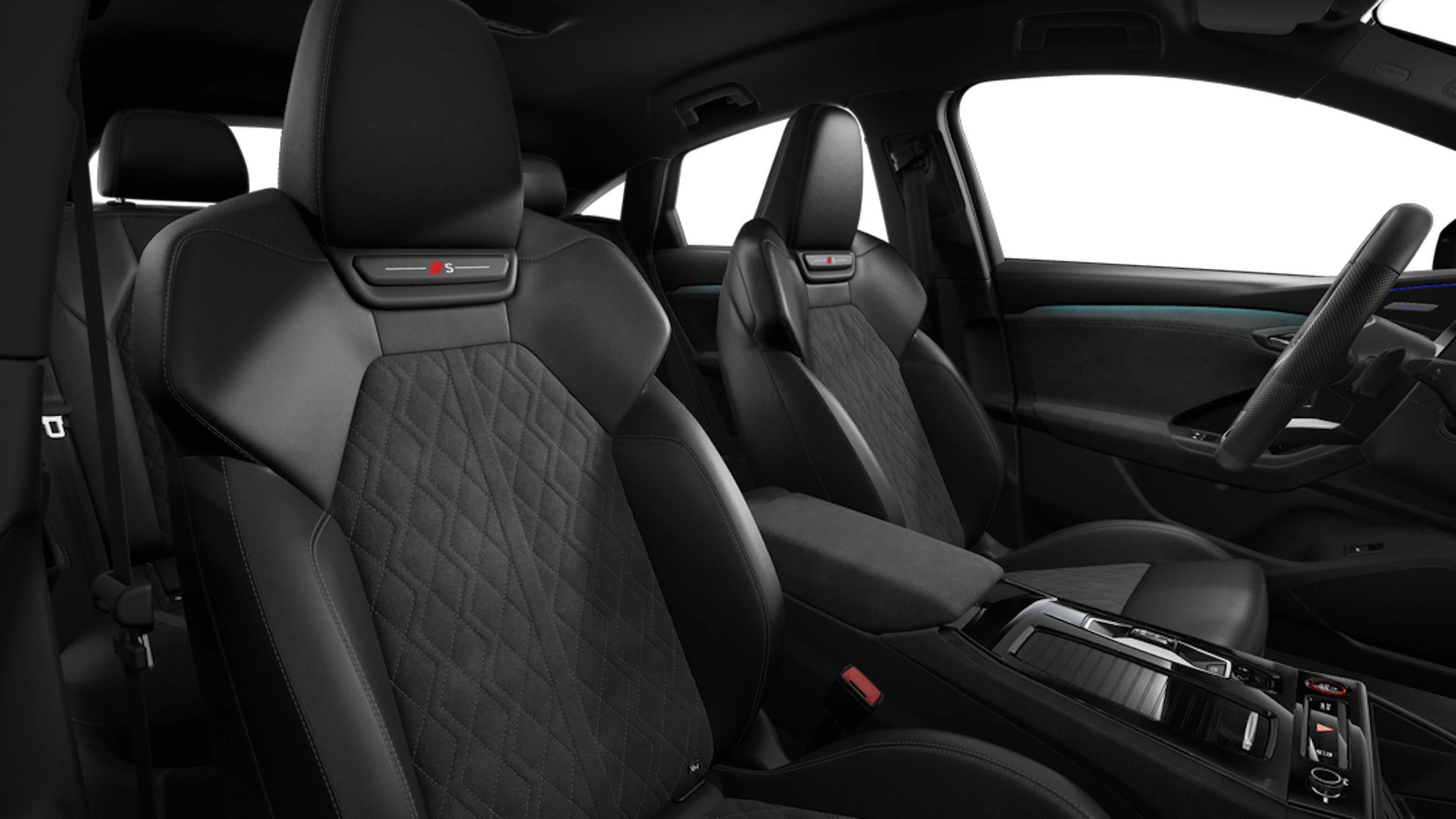 Mythos-musta, metalliväri Audi SQ6 e-tron 2027 kuva 8.