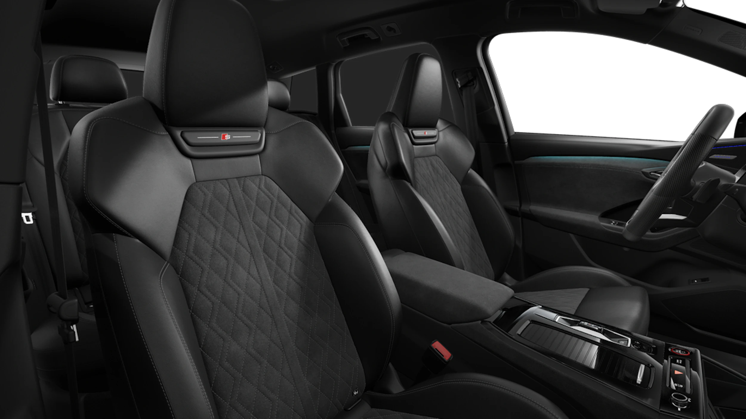 Mythos-musta, metalliväri Audi SQ6 e-tron 2027 kuva 8.