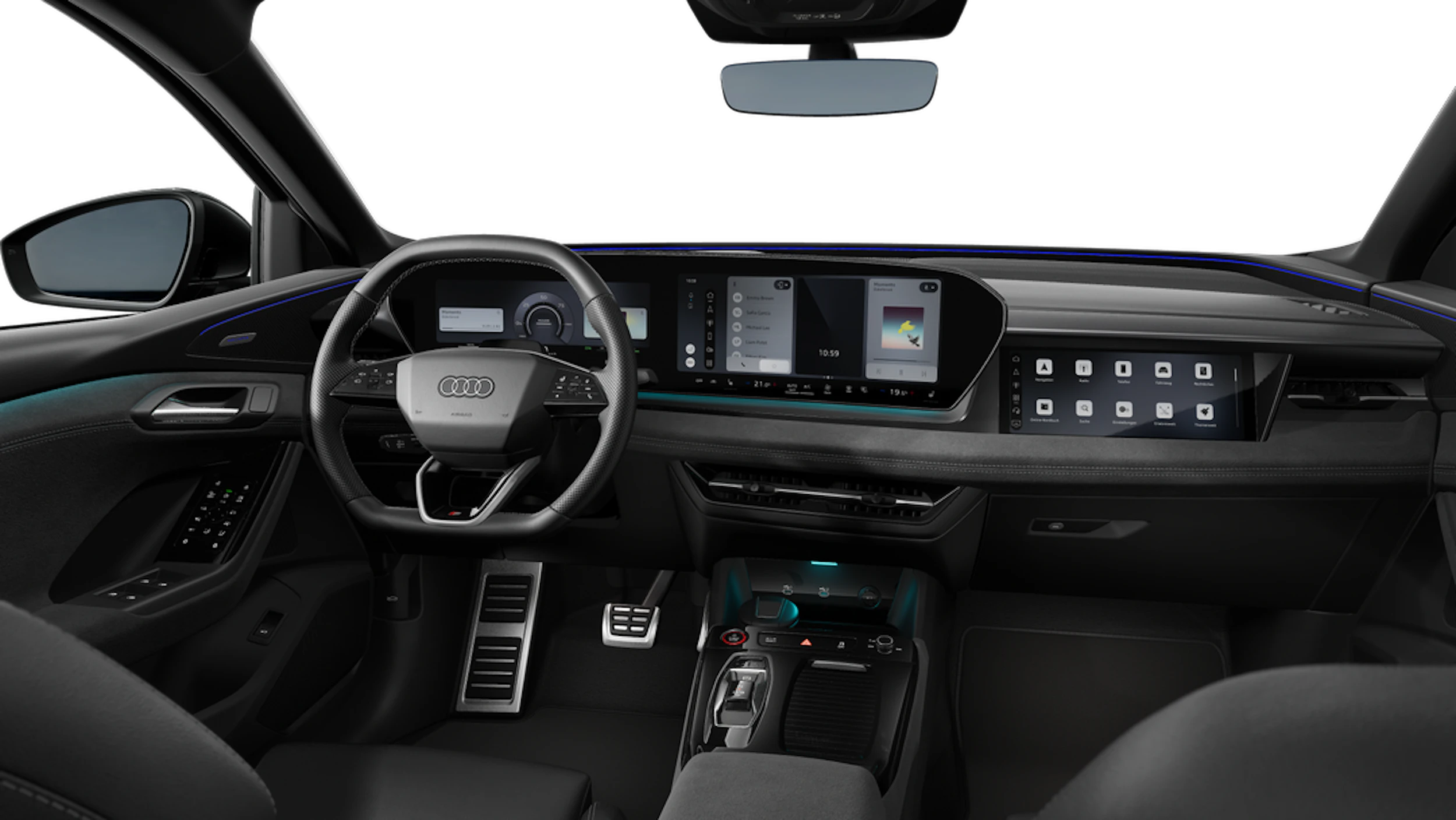 Ascari-sininen, metalliväri Audi SQ6 e-tron 2027 kuva 7.