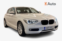 valkoinen BMW 114 2013 kuva 1.