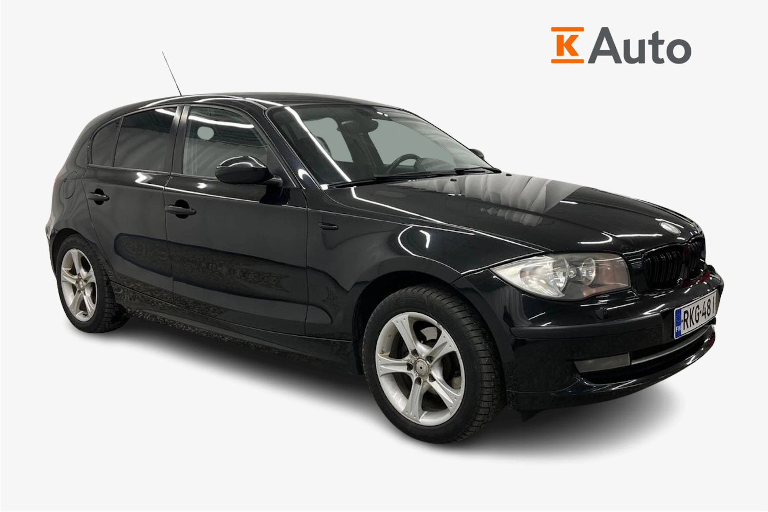 Musta BMW 116 2007 kuva 1.