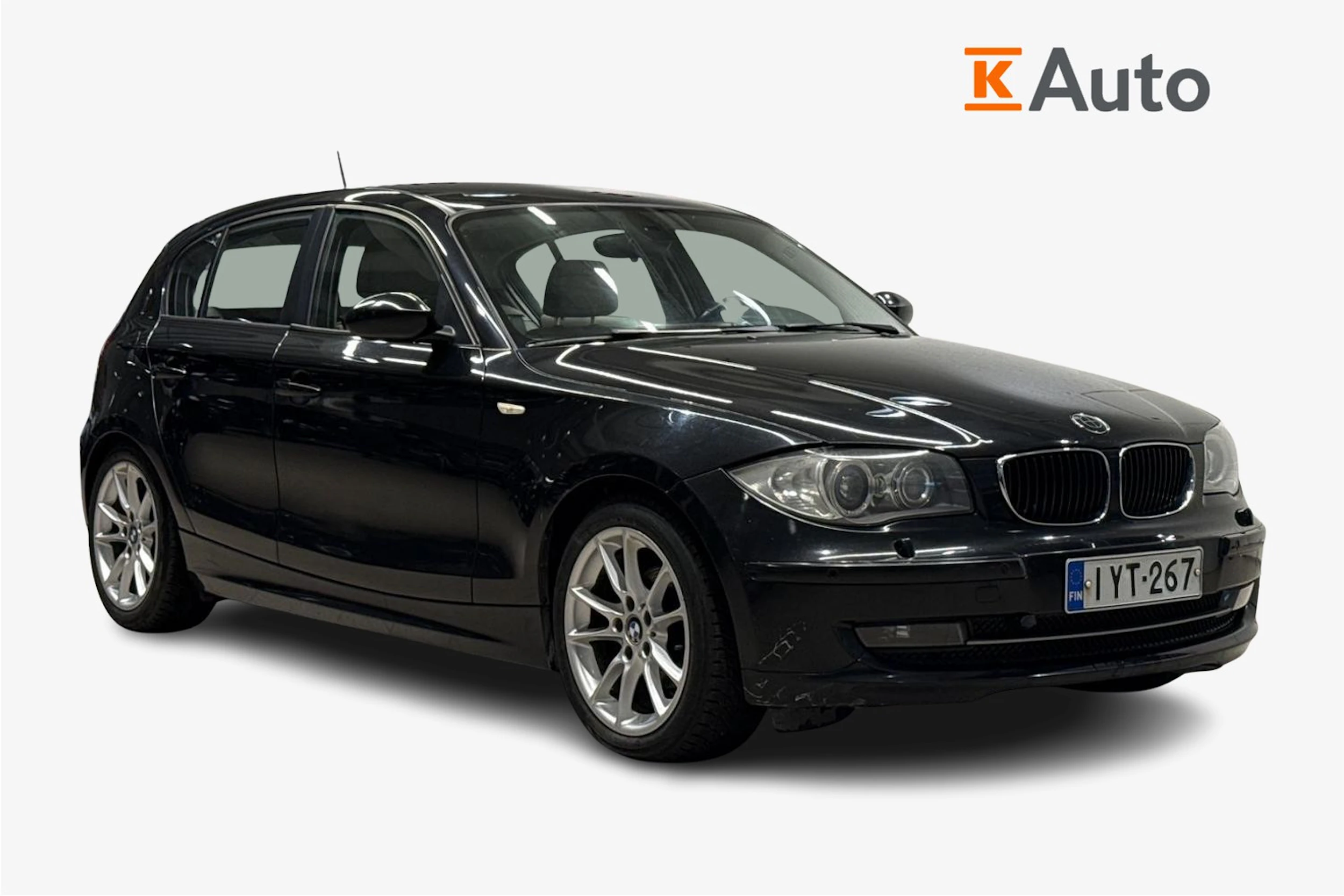 Musta BMW 116 2008 kuva 1.