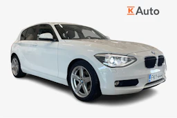 valkoinen BMW 116 2013 kuva 1.