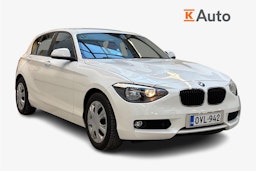 valkoinen BMW 116 2013 kuva 1.