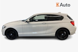 valkoinen BMW 116 2013 kuva 9.