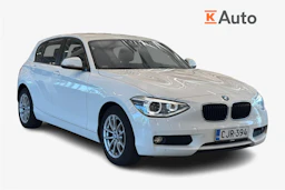 valkoinen BMW 116 2014 kuva 1.