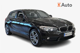 musta BMW 116 2015 kuva 1.