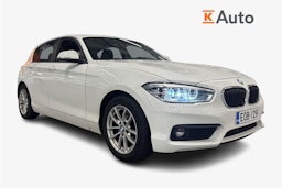 valkoinen BMW 116 2017 kuva 1.