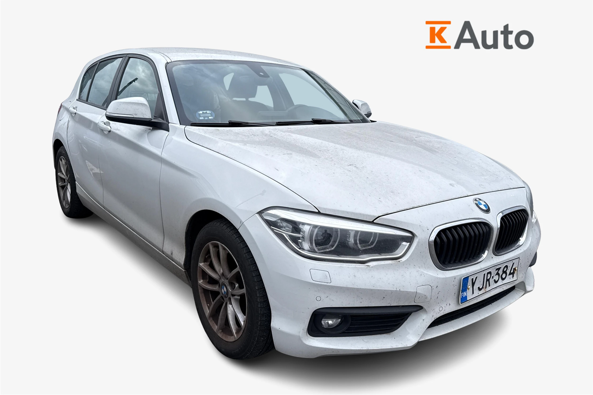 valkoinen BMW 116 2017 kuva 1.