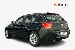 Musta BMW 118 2015 kuva 4.