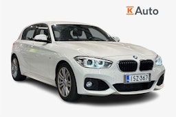 valkoinen BMW 118 2016 kuva 1.