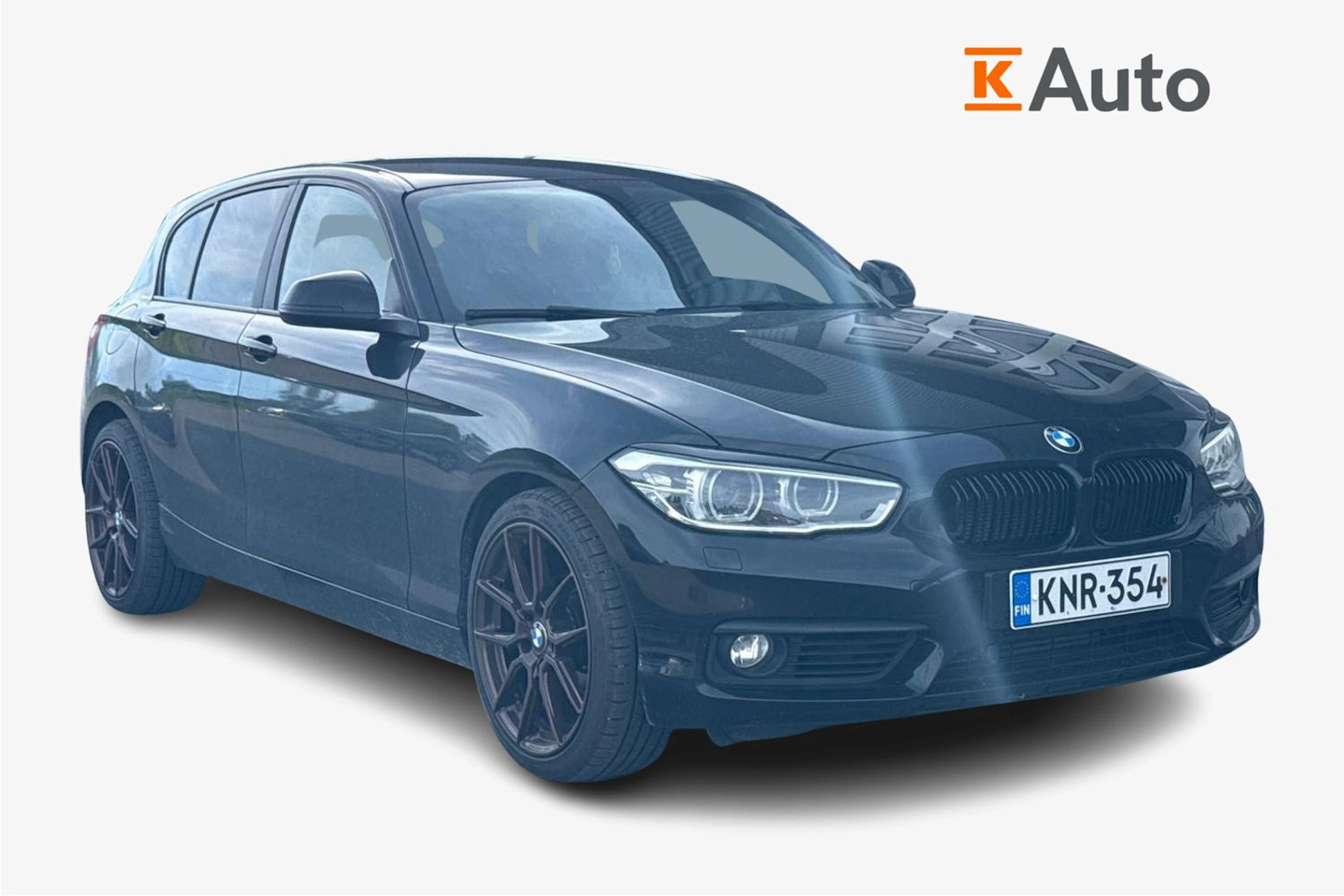musta BMW 118 2016 kuva 1.