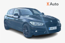 musta BMW 118 2016 kuva 1.