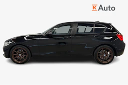 musta BMW 118 2016 kuva 5.