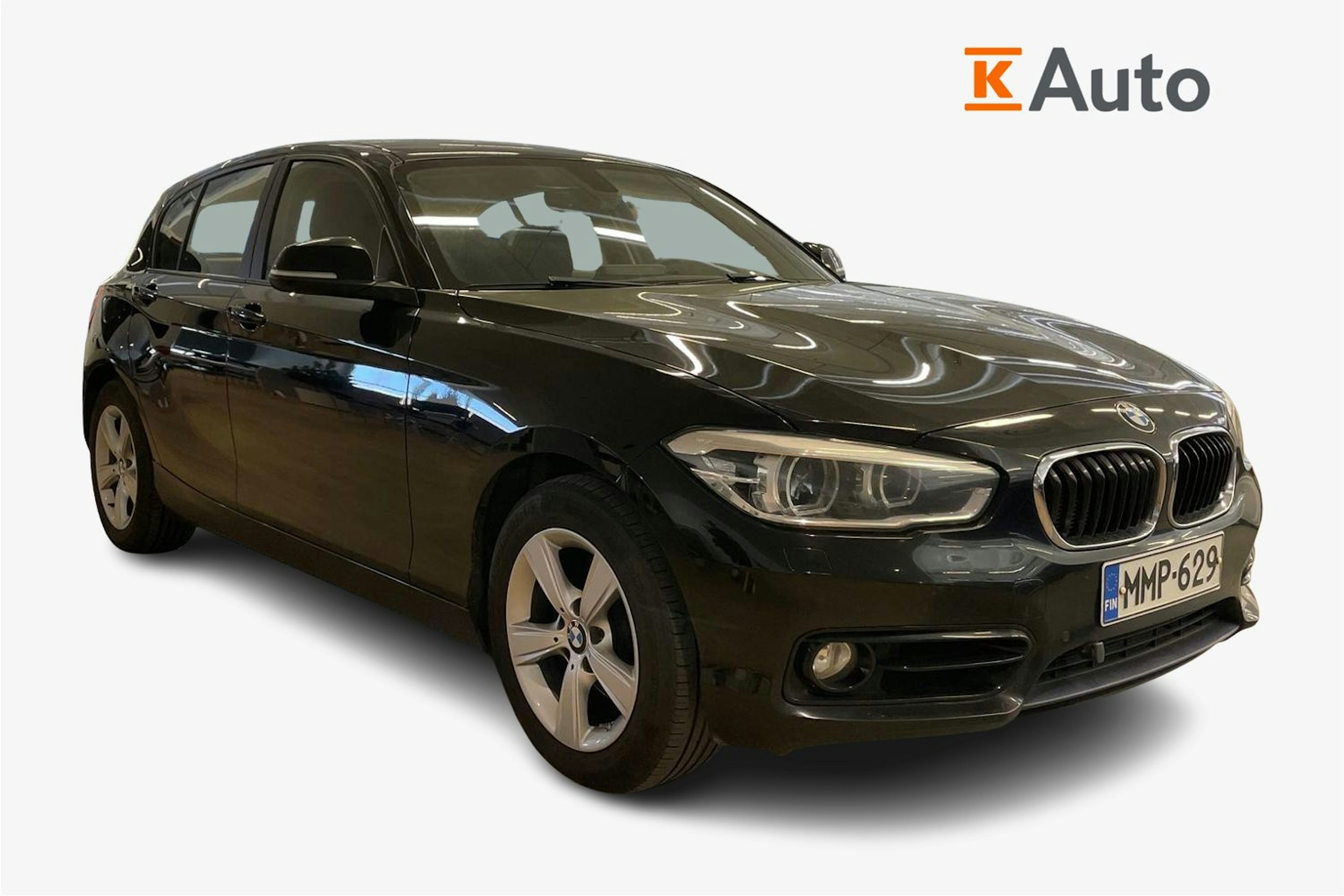 musta BMW 118 2016 kuva 1.